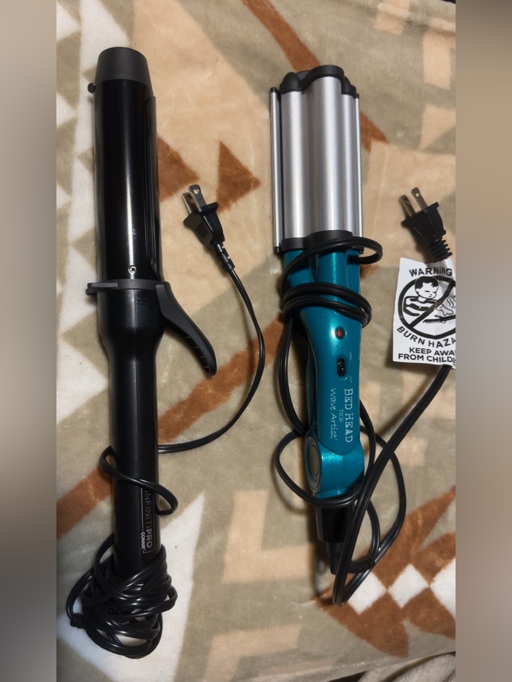 NEVER USED Curling Iron & Beach Waver